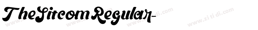 TheSitcom Regular字体转换 TheSitcom Regular字体转换